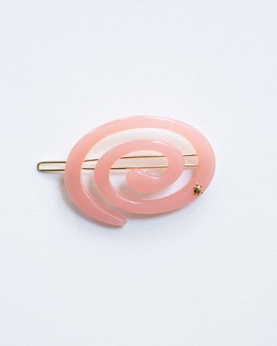 Turtle Story Small Spiral Clip Pink