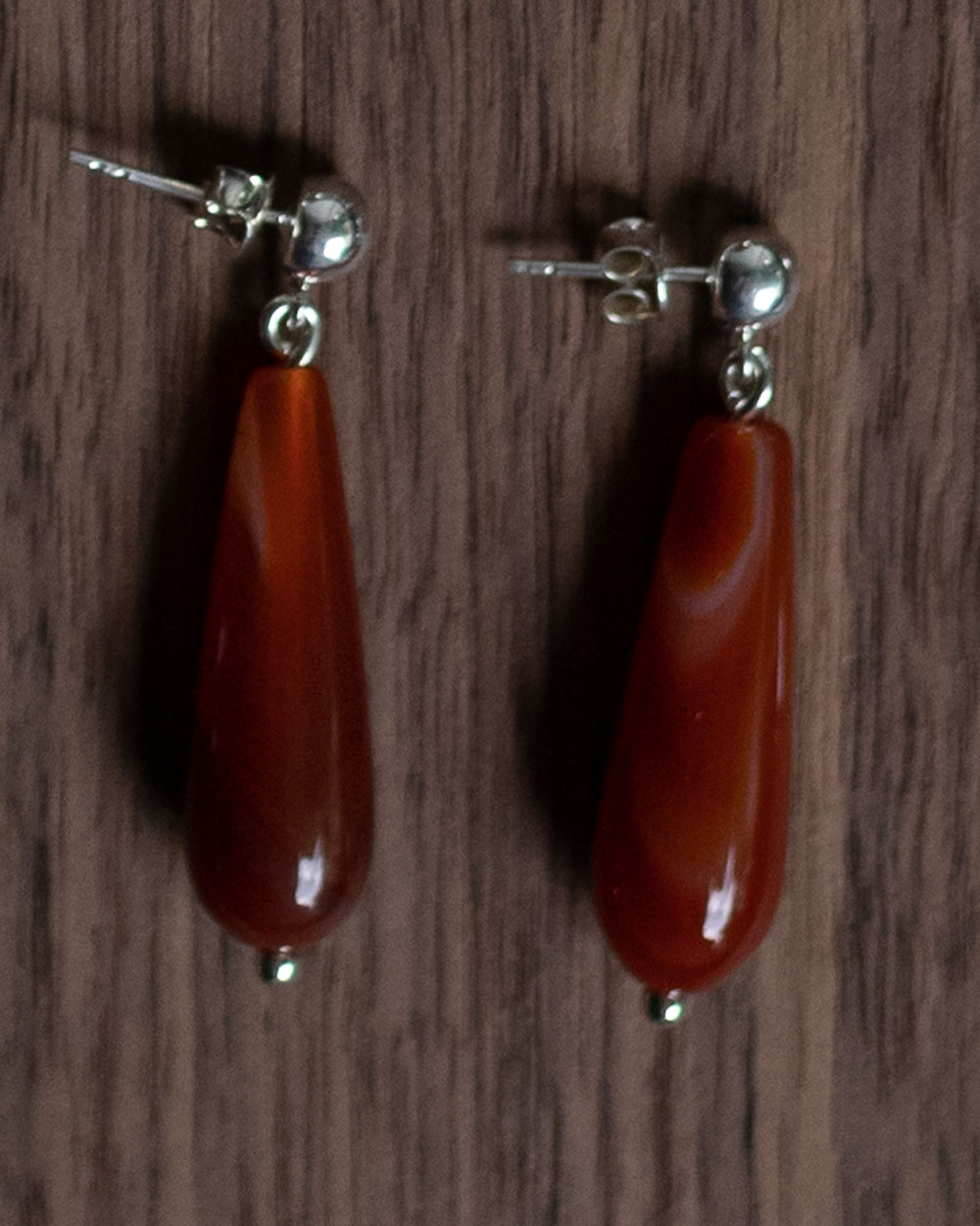 Substance-Earring-Stone-Red Carnelian Neuzwei-Store
