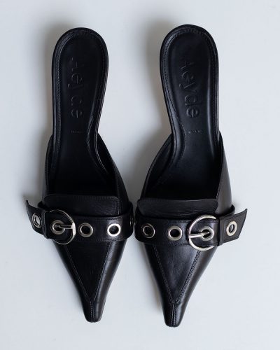 Aeyde Eyelet Mules