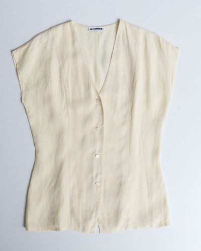 Jil Sander Yellow Linen Shirt