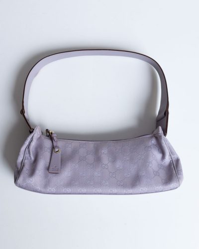 Gucci Lilac GG Canvas Bag