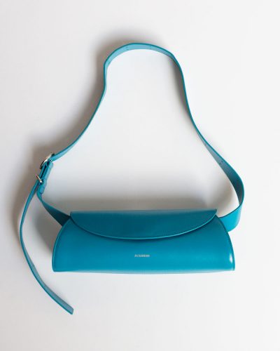 Jil Sander Cannolo Small Leather Bag Laguna