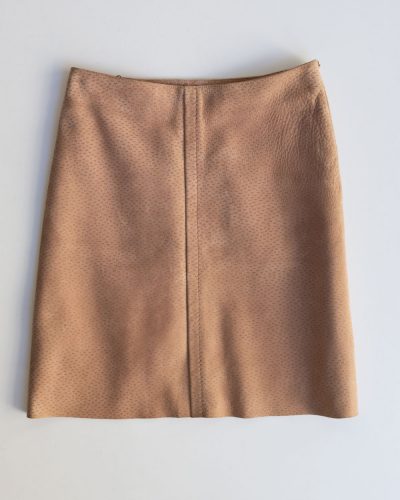Prada SS 2000 Ostrich Leather Skirt
