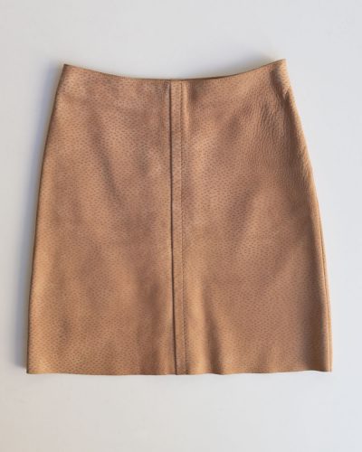 Prada SS 2000 Ostrich Leather Skirt