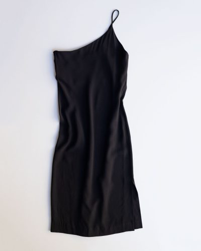 Acne Studios One Shoulder Dress Black