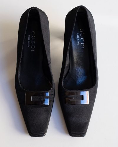 Gucci 1990s Satin Heels
