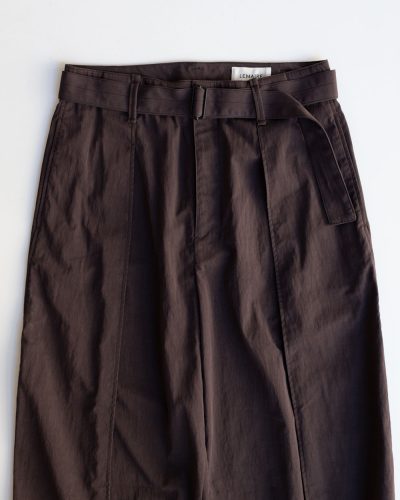 Lemaire Belted Pants in Brown