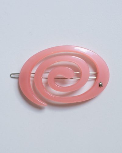 Turtle Story Large Spiral Clip Pink