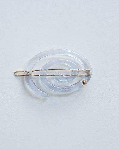 Turtle Story Small Spiral Clip Icy Blue