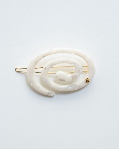 Turtle Story Small Spiral Clip Pearly