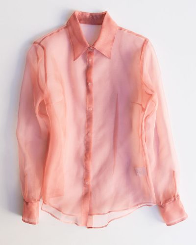 Vintage Pure Silk Organza Shirt