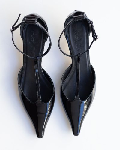 Aeyde Patent Leather Slingbacks