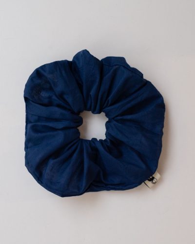 Gousi Blue Scrunchie