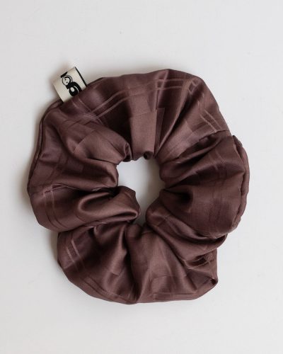 Gousi Brown Scrunchie