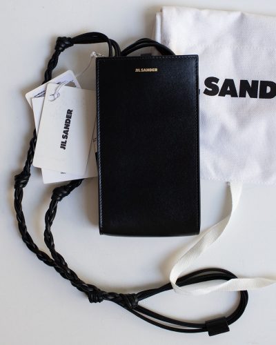 Jil Sander Tangle Leather Phone Case