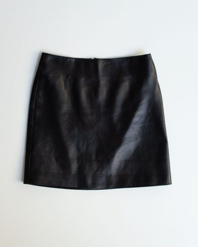 Prada FW 1998 Nappa Leather Skirt