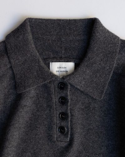 Loulou de Saison Pure Cashmere Polo